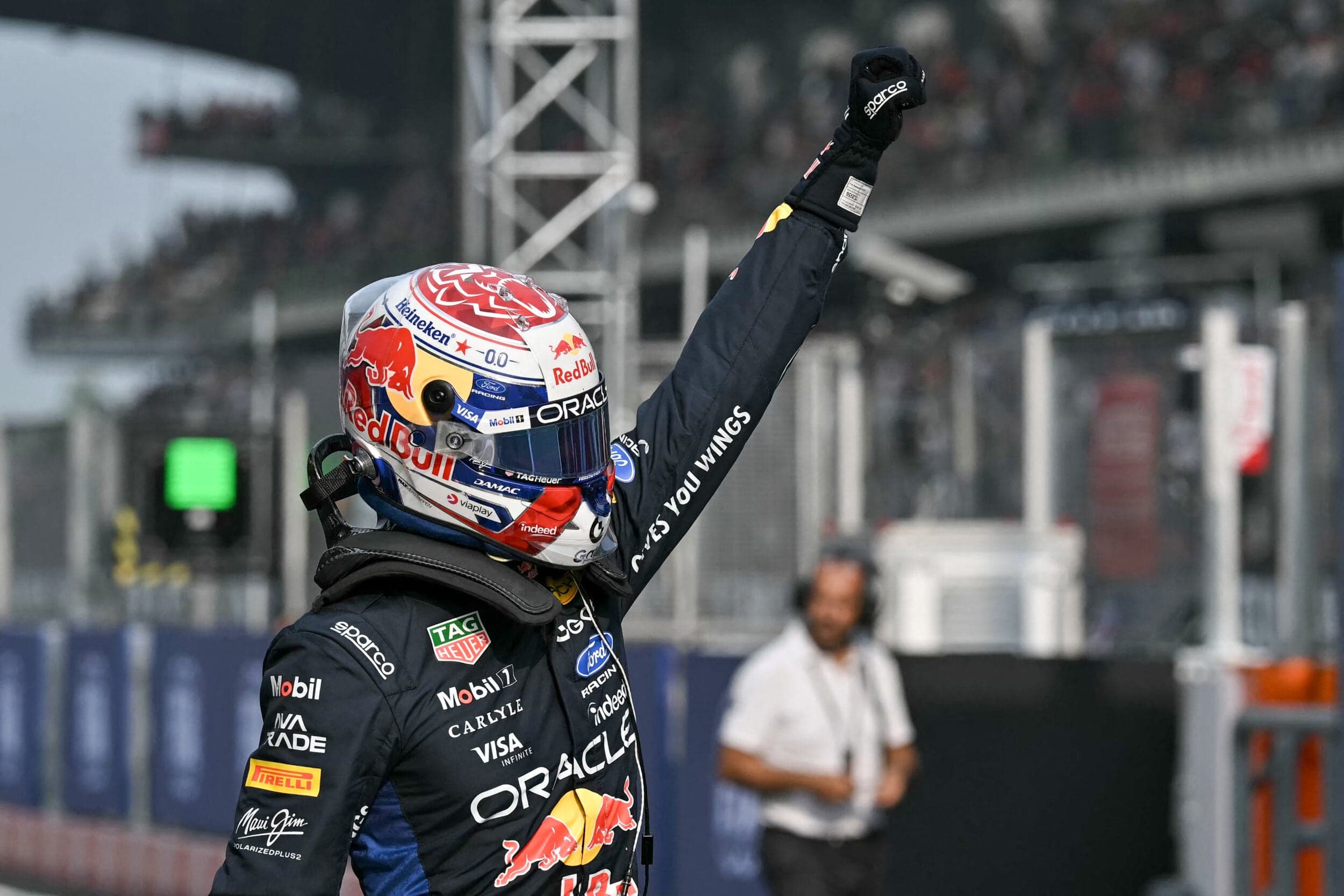 Red Bull’s Verstappen grabs pole position for Bahrain GP