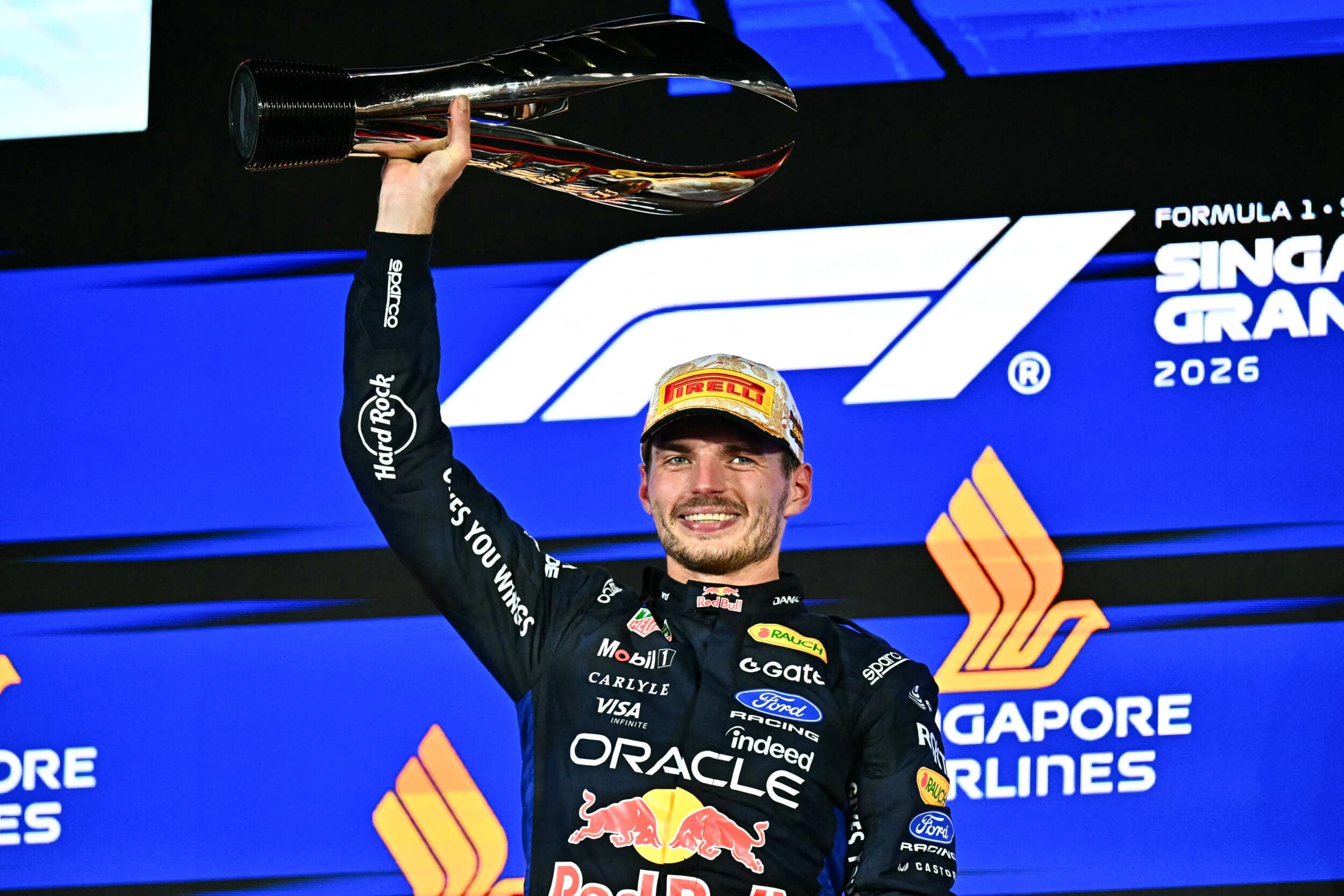 Verstappen wins Singapore Grand Prix for first time