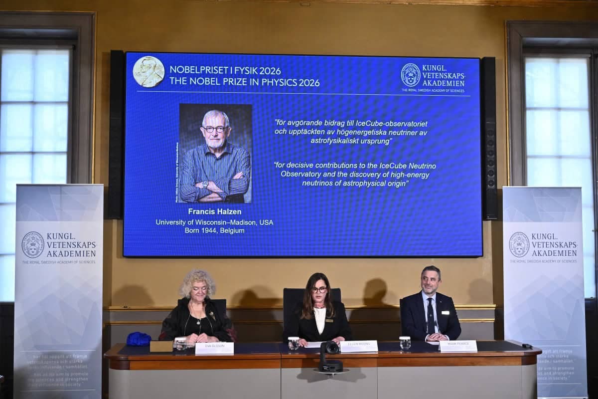 Nobel physics prize honours work on ‘ghostly messengers’ from outer space