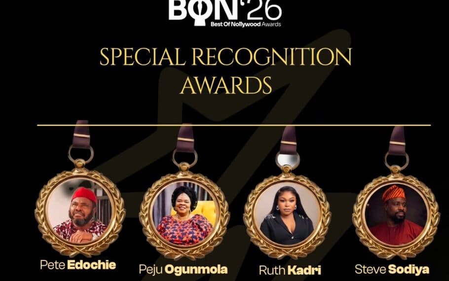 Pete Edochie, Ruth Kadiri, Peju Ogunmola, Steve Sodiya to receive BON Awards honours