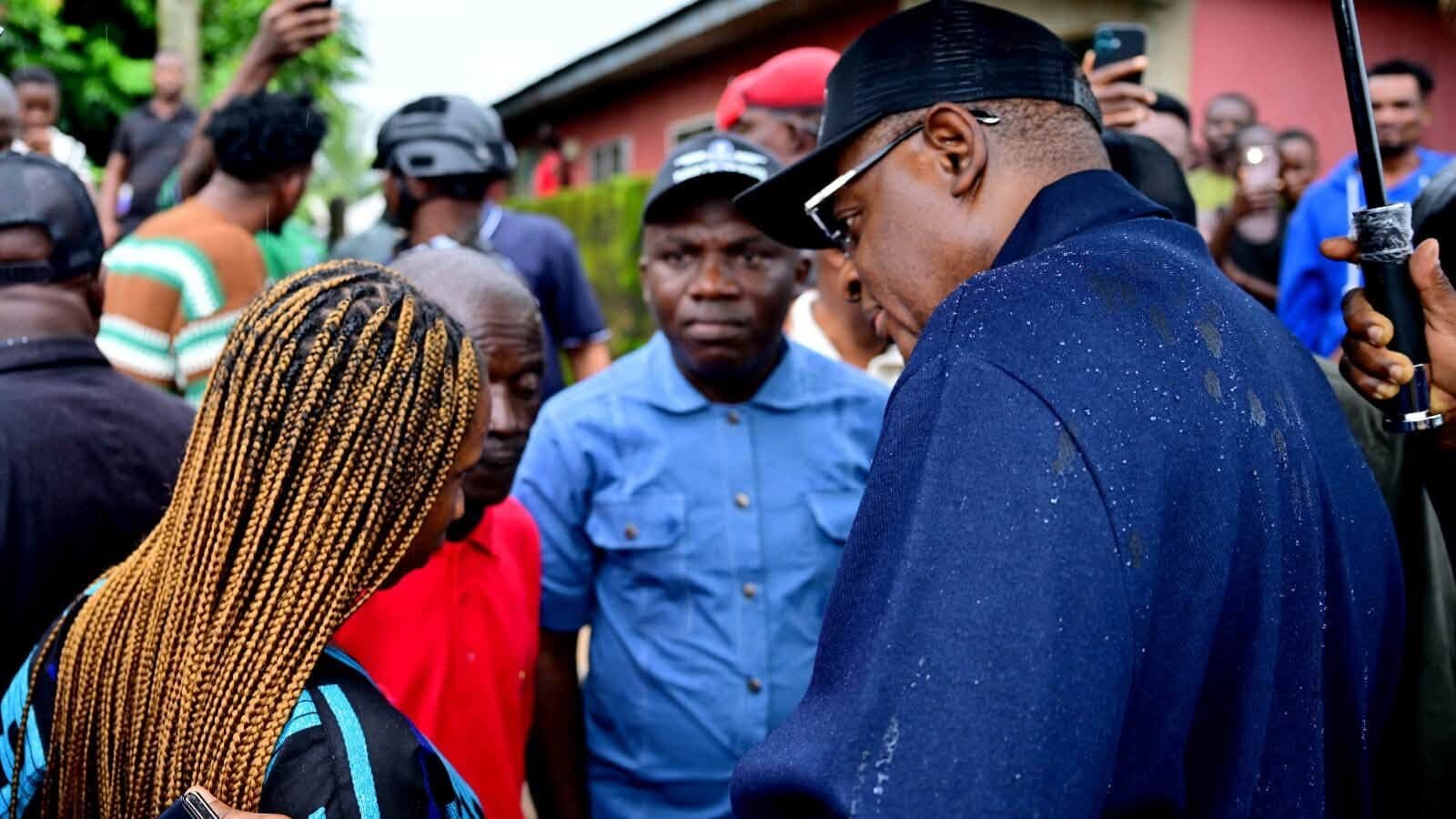 Governor Otu visits family of toddler killed in flood, orders victims’ relocation