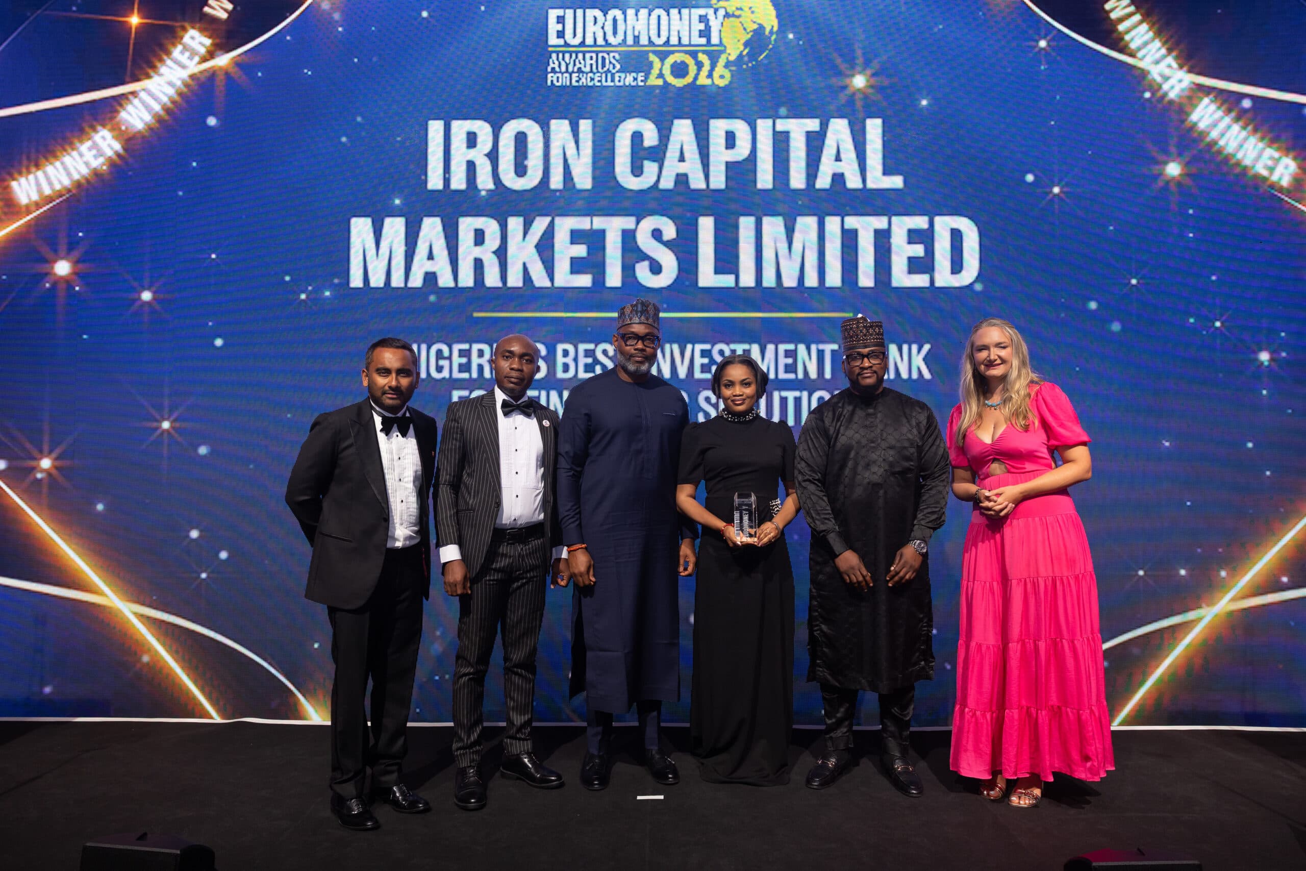 Iron Capital named Nigeria’s Best Investment Bank for Financing Solutions at the 2026 Euromoney Awards