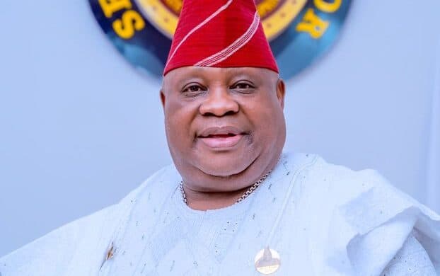 APC secretary Ajibola Basiru visits Gov. Adeleke, seeks cooperation to secure 1.5m votes for Tinubu