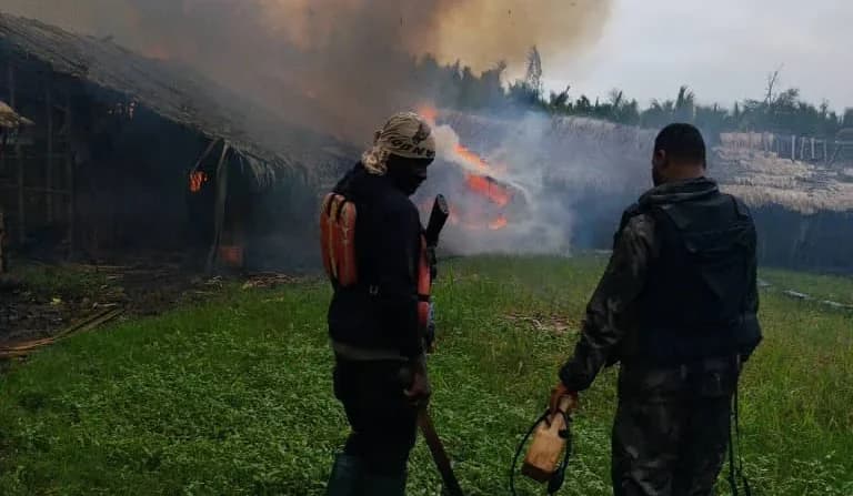Navy dismantles militants’ hideout in Cross River’s coastal settlement