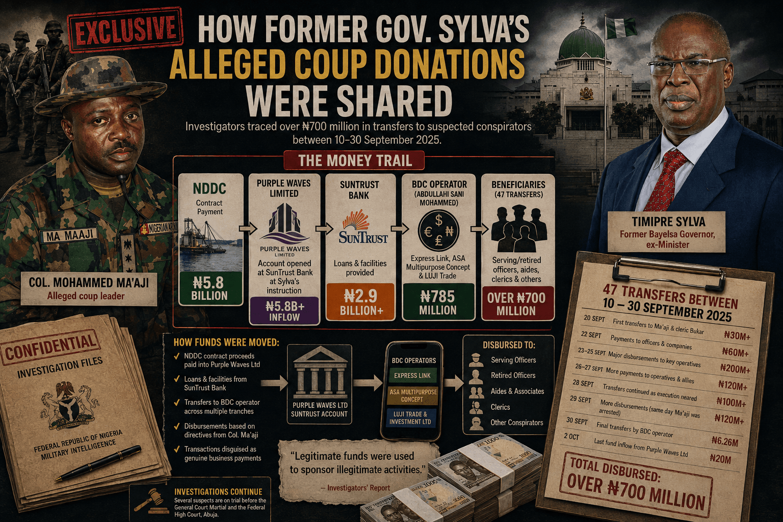EXCLUSIVE: This is how former Gov. Sylva’s alleged coup donations were shared
