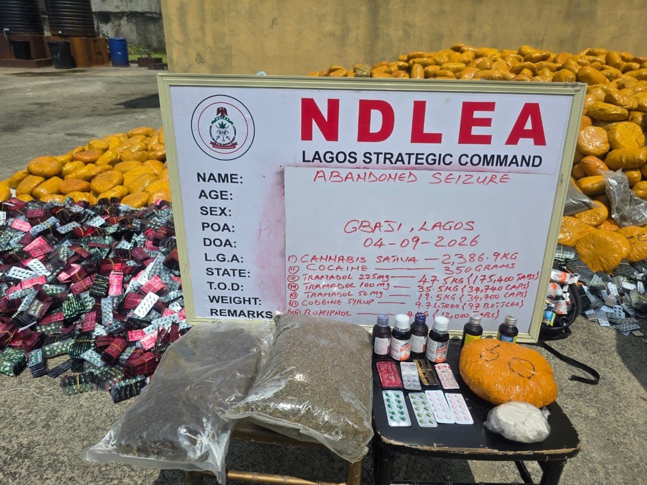 NDLEA arrests ex-cocaine convict who changed name for fresh trafficking