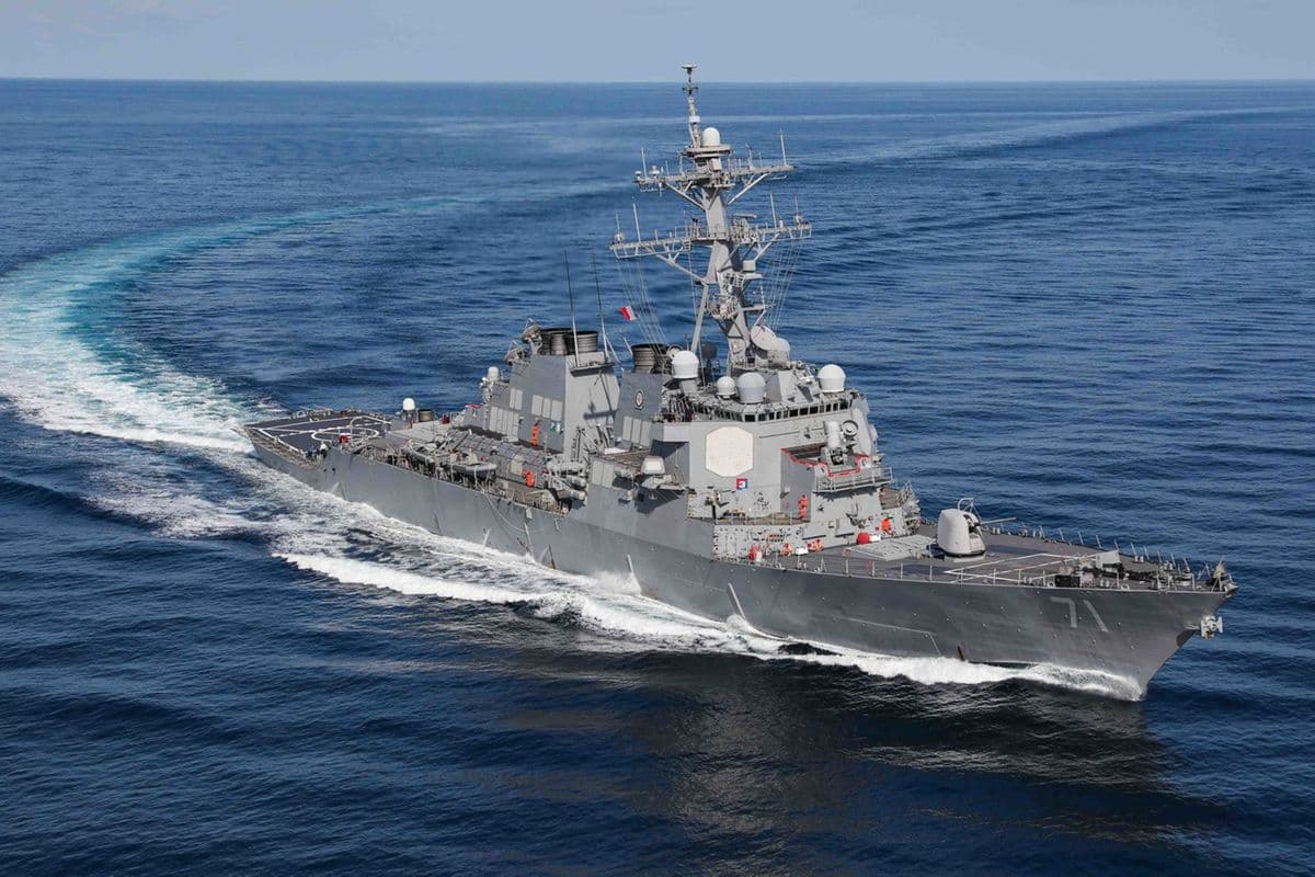 US missile destroyer docks in Mombasa News 16 min ago