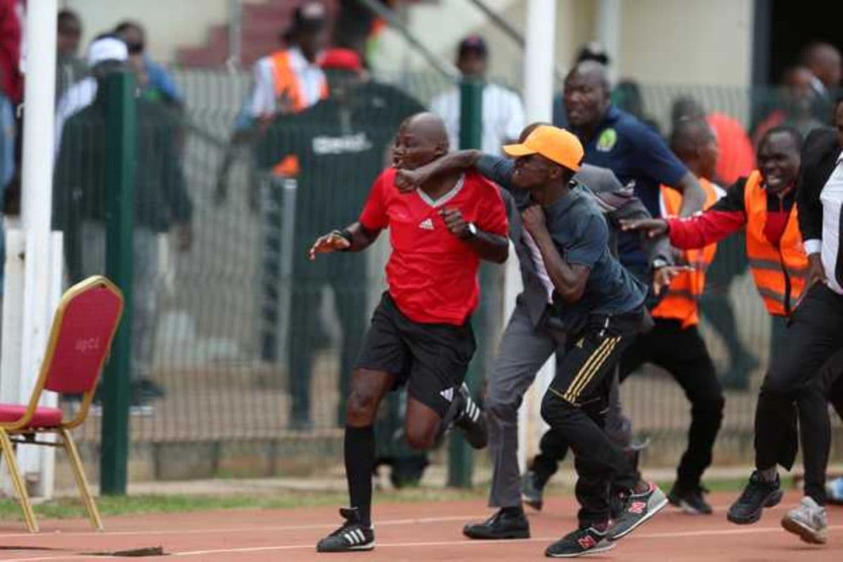 PREMIUM Kenyan football: An ugly history of attacks on refs The latest incident happened on Tuesday at the Ulinzi Sports Complex, situated inside a military barracks. Football Just now
