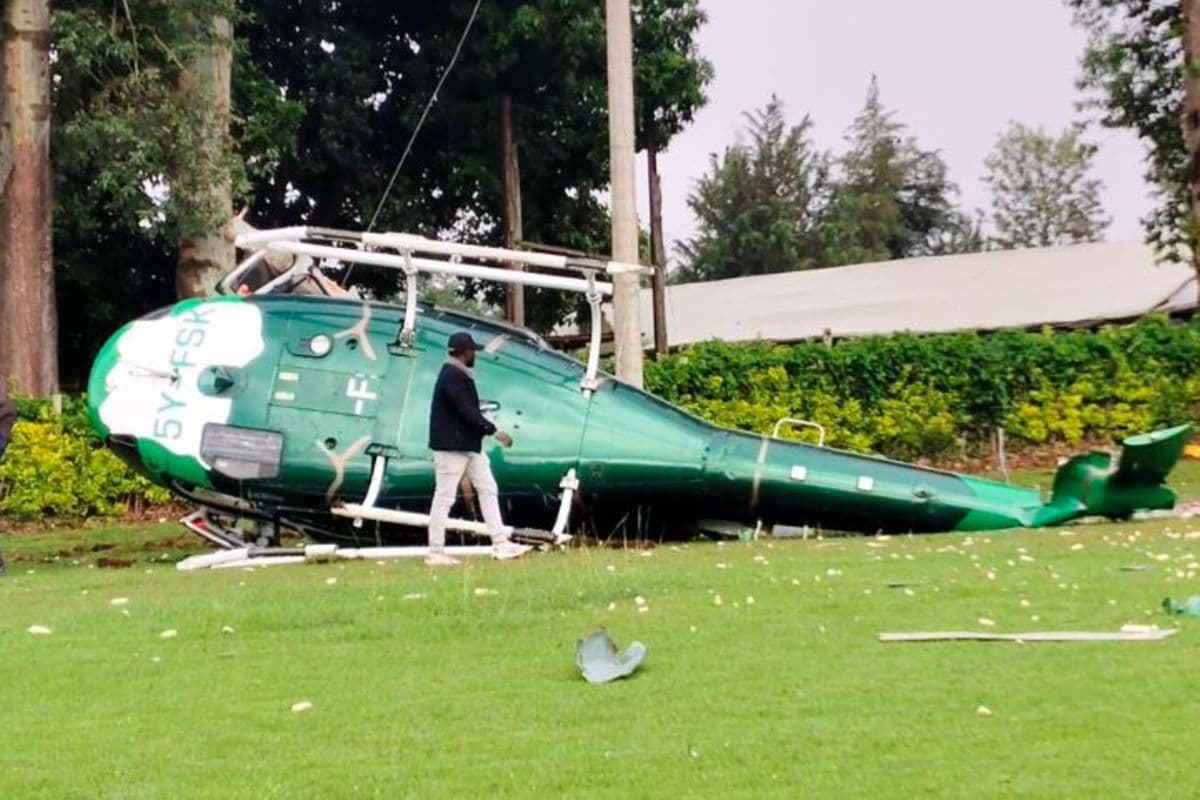 Helicopter carrying Environment PS Festus Ng’eno crash-lands in Kericho Kericho 36 min ago
