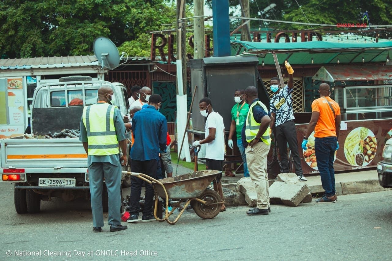 Ghana Gas staff join National Clean-up Exercise to support Mahama’s post-flood sanitation campaign
