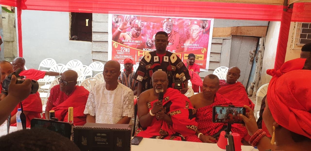 Kokomlemle Chief marks three years on the Stool with successful Homowo celebration