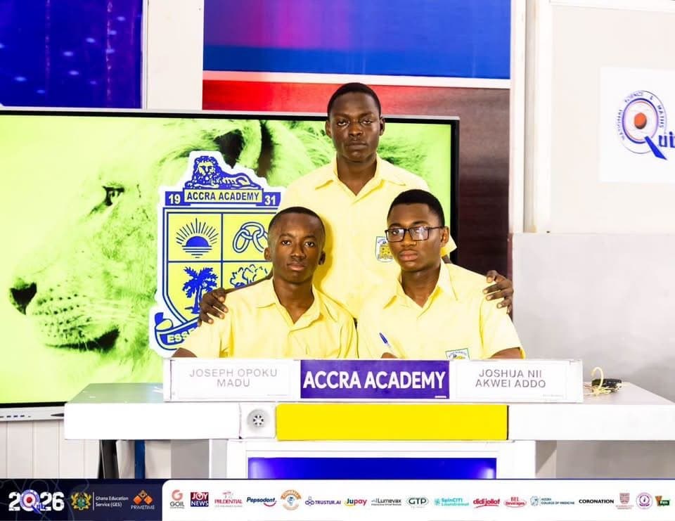 Accra Academy qualifies for NSMQ Grand Finale for first time in school’s history