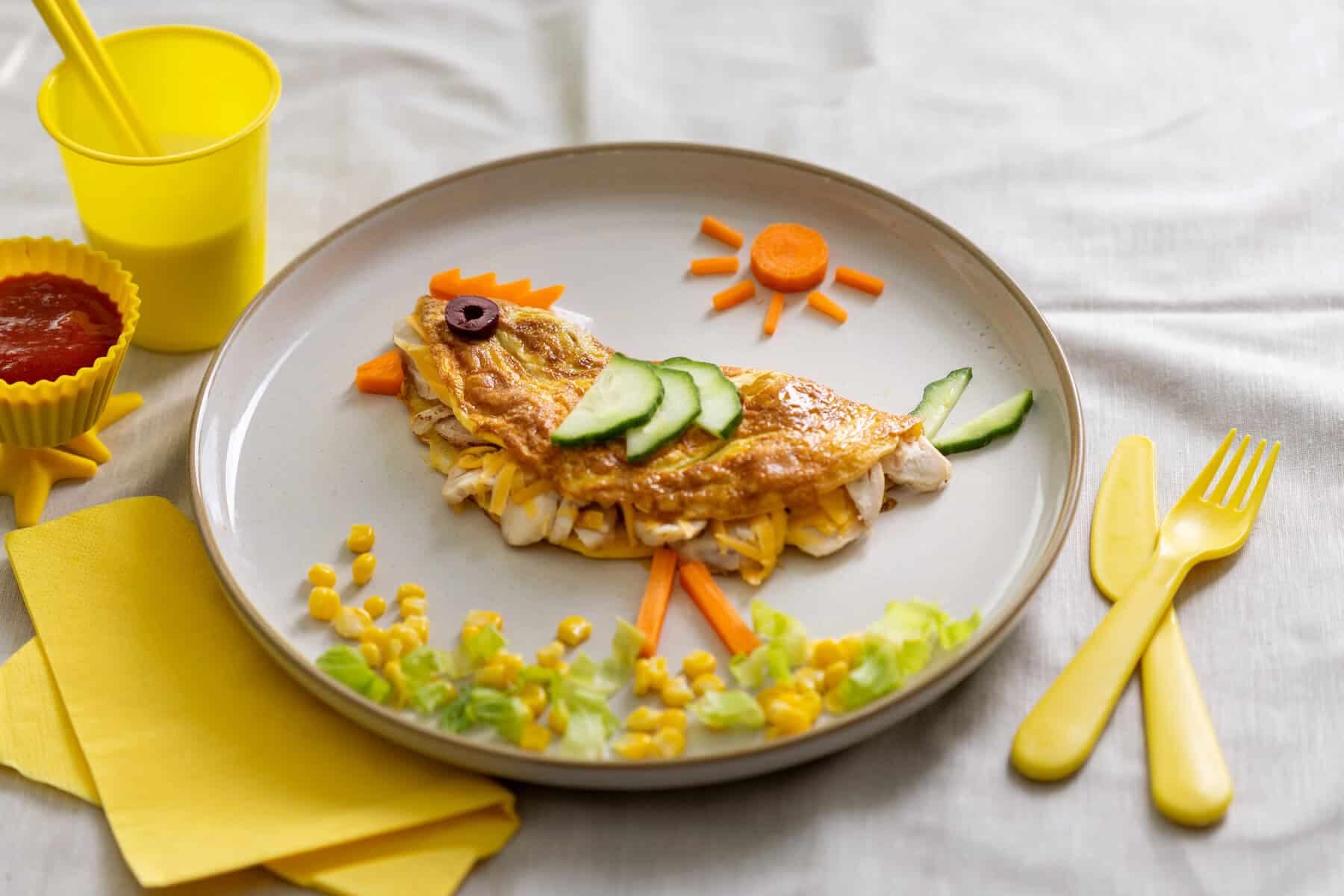 Recipe of the day: Cheesy chicken omelette