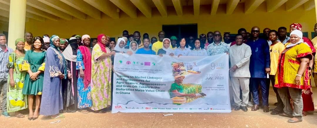 CSIR-SARI and AATF train SMEs on biofortified maize value chain