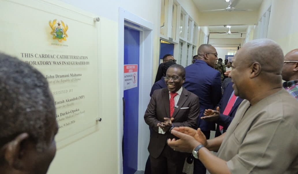 President commissions Ghana Medical Trust Fund Cardiac Catheterization Laboratory at Korle-bu Teaching Hospital
