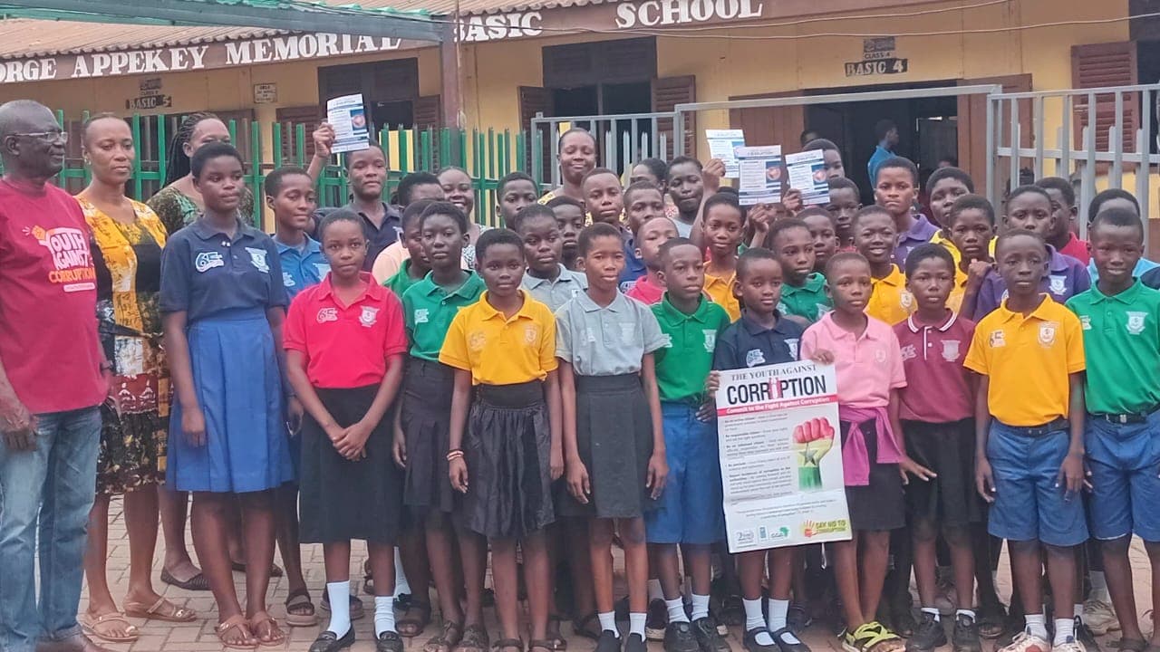 School children in Western Region express worry over corruption in society