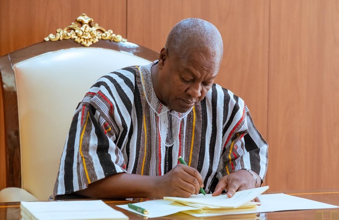 President Mahama signs Tribunal Bill and nine other Bills into law