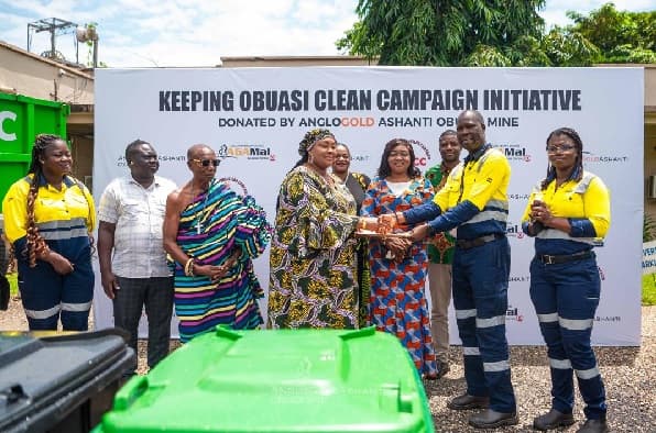 AGA strengthens Obuasi sanitation drive with equipment