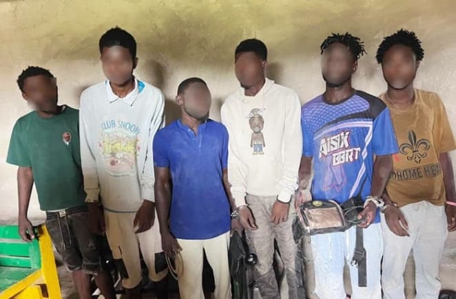 Ashanti Region: Police arrest 24 suspects, seize gun and suspected narcotics