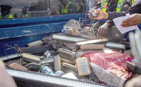 Police seize unauthorised devices from 2,212 vehicles