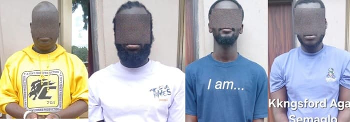 Police arrest five over alleged landguard and armed robbery activities in Sapeiman