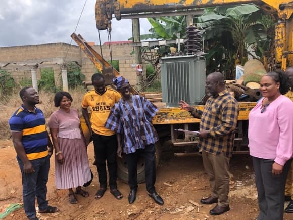 Obuasi East Assembly restores electricity to two communities after months of darkness
