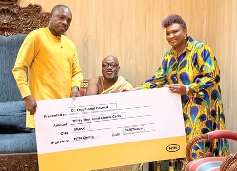 MTN Ghana supports Ga Traditional Council for Homowo