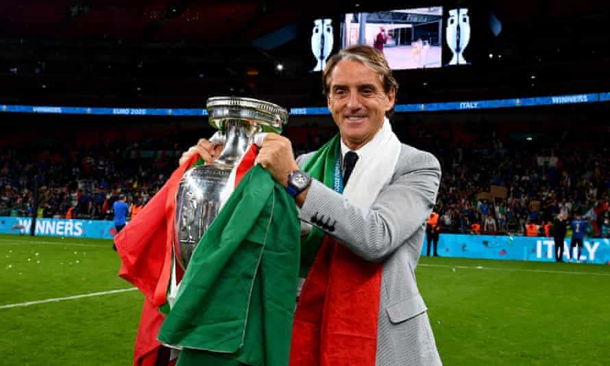 Mancini reappointed Italy boss after Pirlo controversy