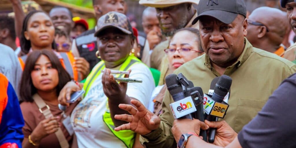 Drains are not garbage instruments— Mahama urges Ghanaians to change sanitation habits
