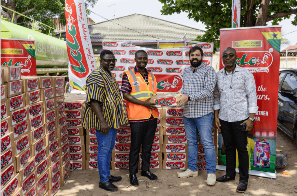 Lele Group donates 1,000 relief packages to flood victims in Tema West