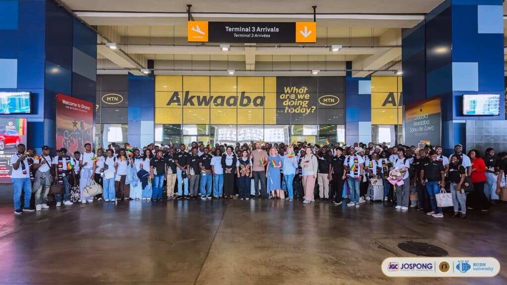 Jospong Group Invests In Future: 118 AAC-RUDN Scholars return from Russia to boost food security, waste Management and sustainable development