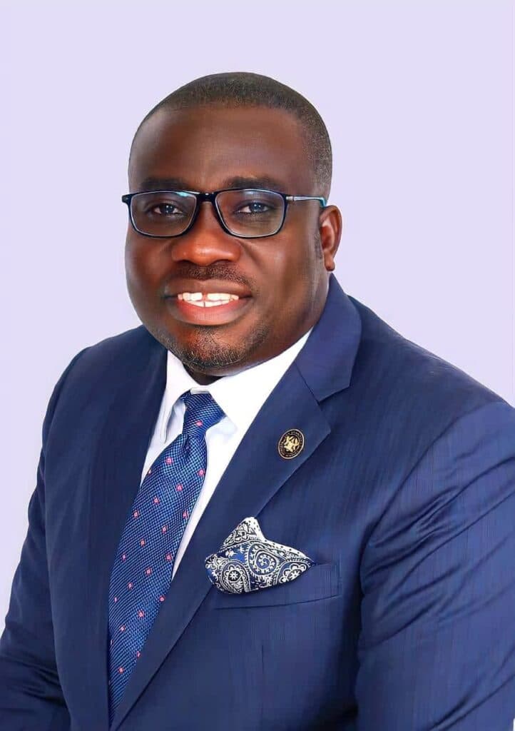 Paul Twum-Barimah congratulates newly elected Dormaa East NPP constituency executives