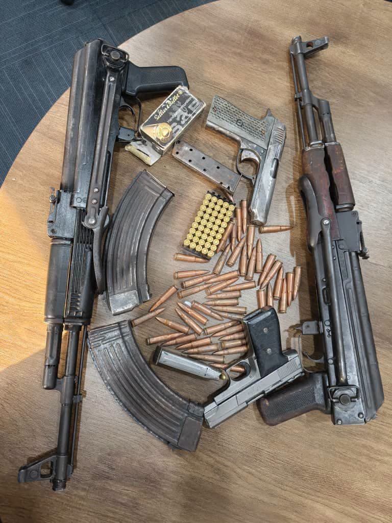 Police arrest suspected arms trafficker, retrieve AK-47 rifle, pistol and ammunition