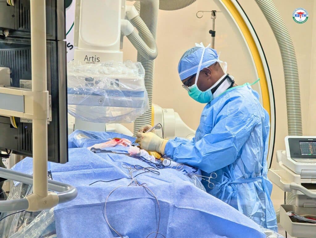 Four patients undergo first procedures at Korle Bu’s new Cardiac Cath Lab