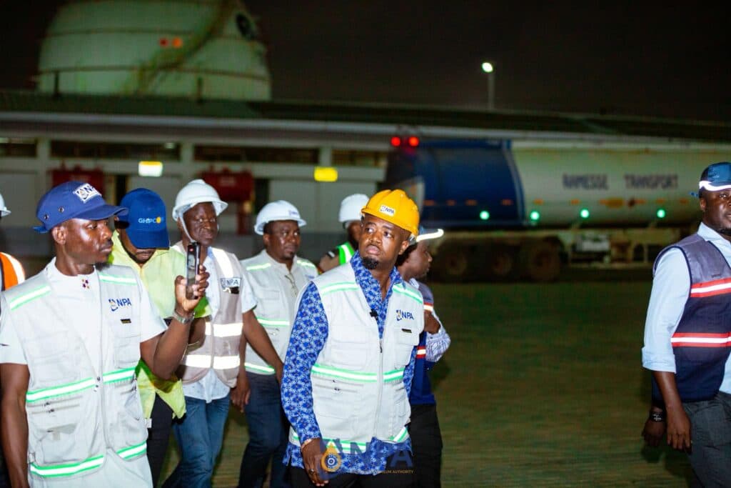 NPA CEO monitors 24-hour economy pilot at Tema petroleum depots