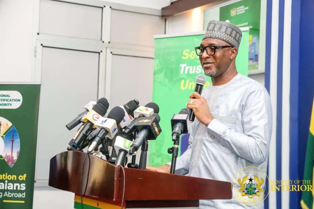 Biometric verification of Ghana Card now mandatory under new regulations – Interior Minister