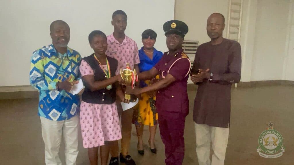 Kumasi Anglican SHS wins NACOC Ashanti poetry competition on drug abuse