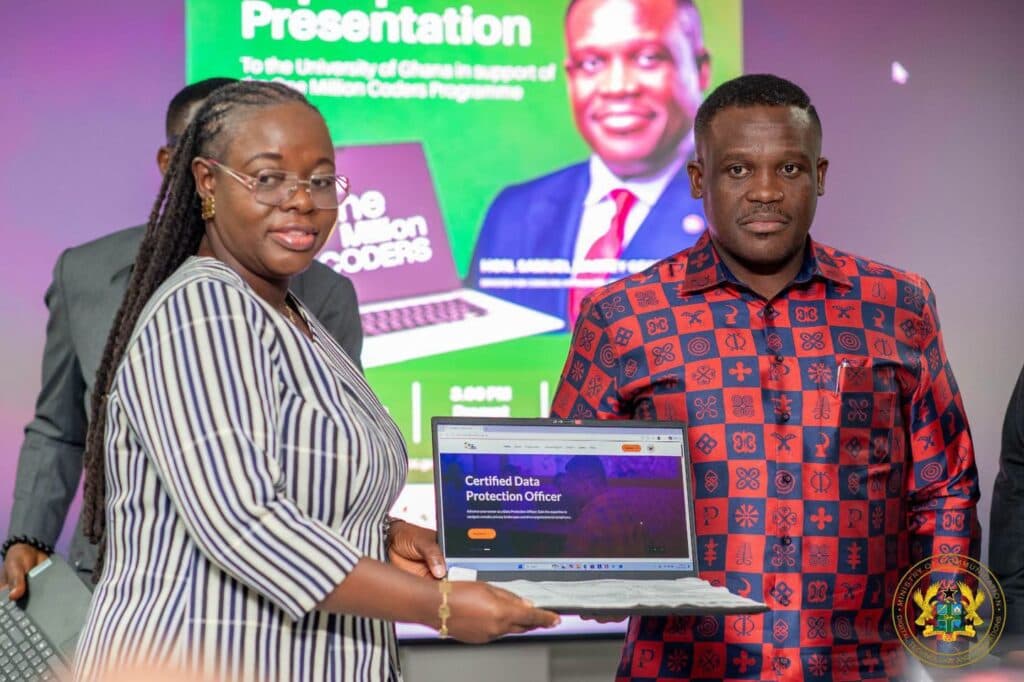 Gov’t hands over 2,000 more laptops to UG for One Million Coders Programme