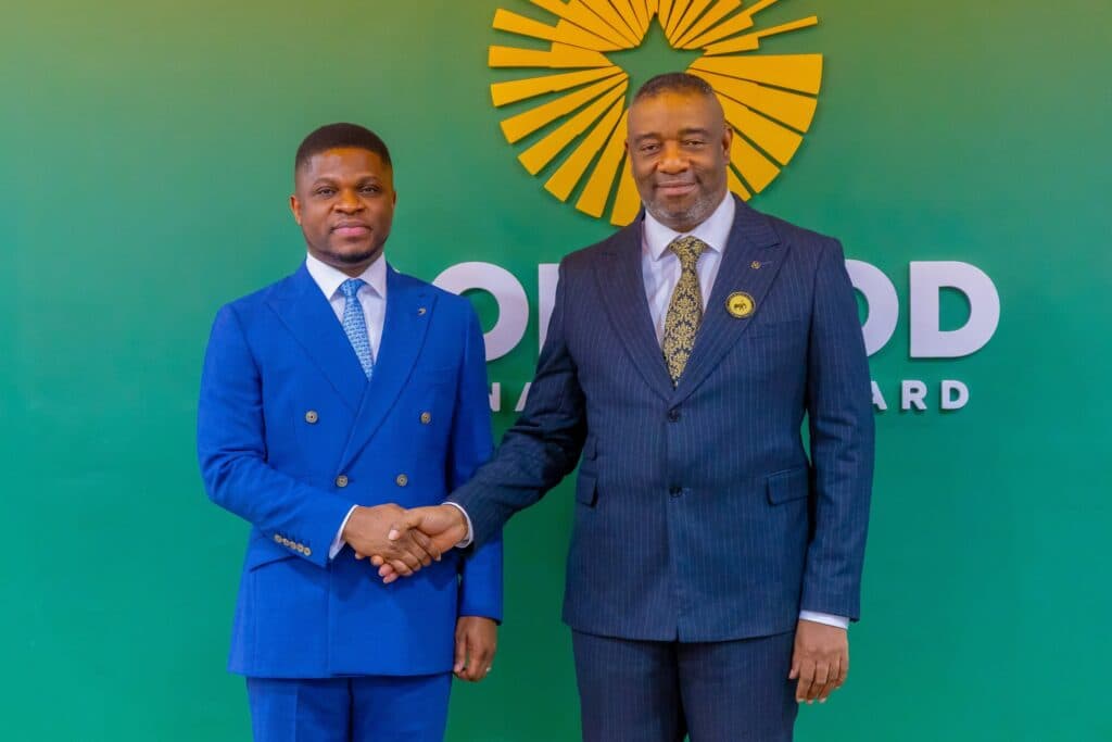 Ga Mantse pays courtesy call on GoldBod CEO Sammy Gyamfi