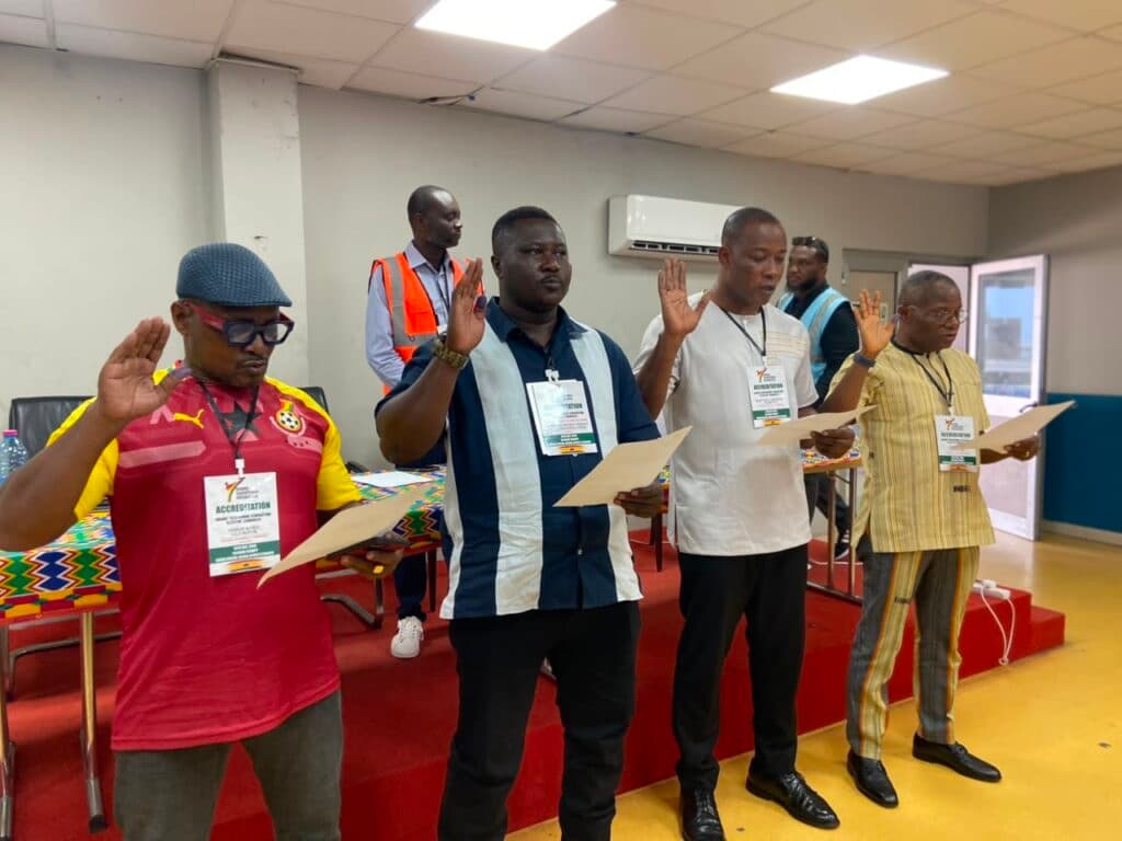 Frederick Lartey Otu re-elected Ghana Taekwondo Federation president