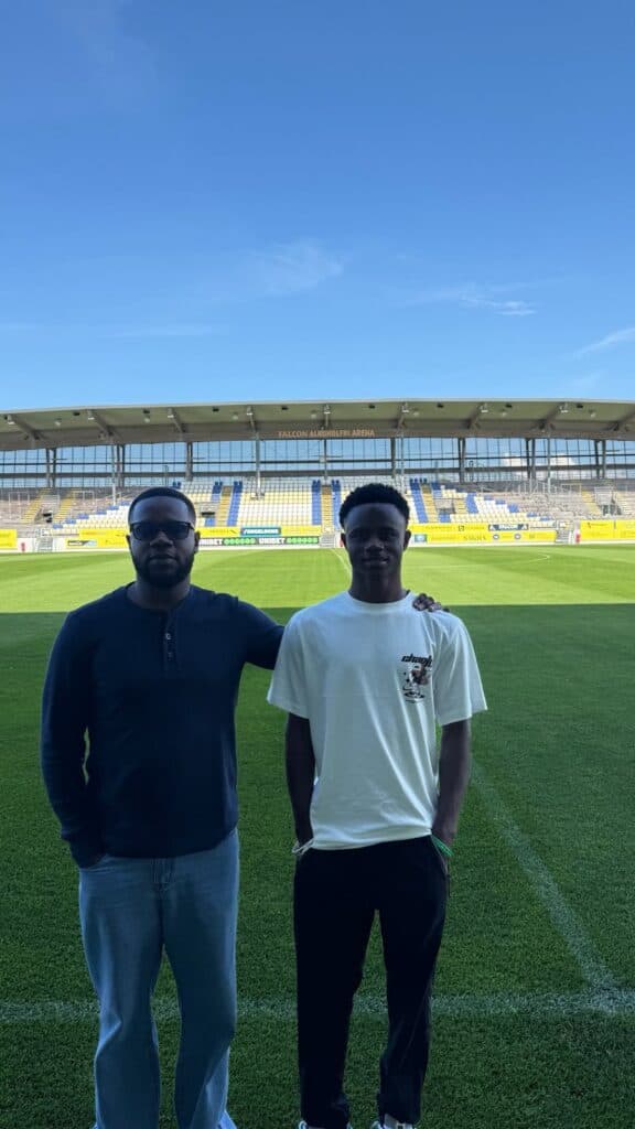 Ghanaian youngster Ernest Ofori trials with Swedish side Falkenberg FF