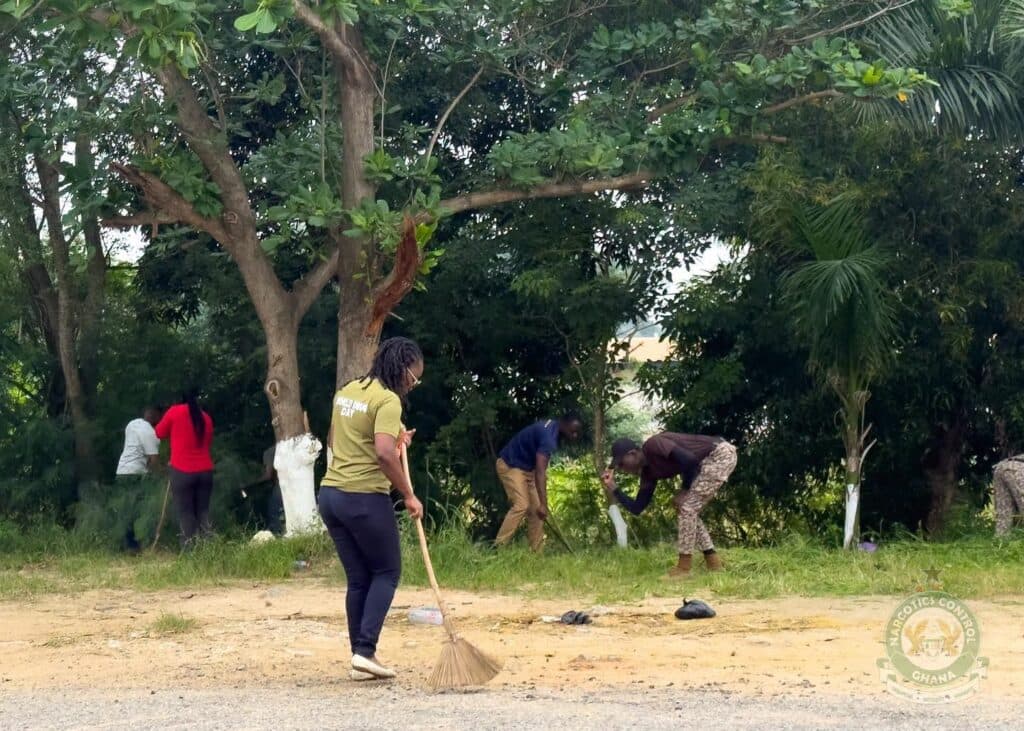 NACOC management, staff join nationwide clean-up exercise