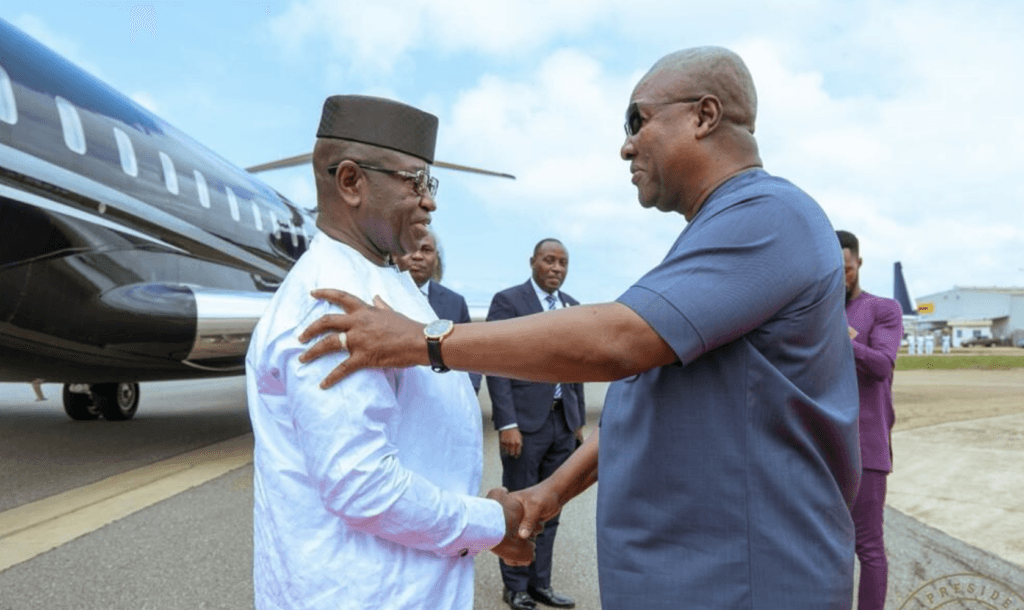 Sierra Leone President commiserates with Mahama on June 29 flood disaster