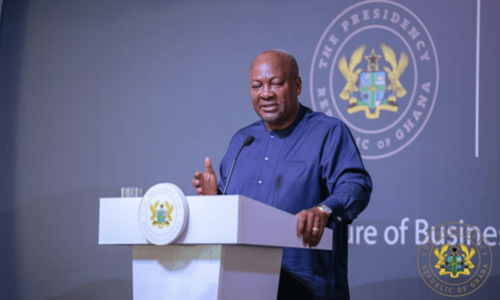 Mahama engages Kwahu Business Forum Advocacy Association