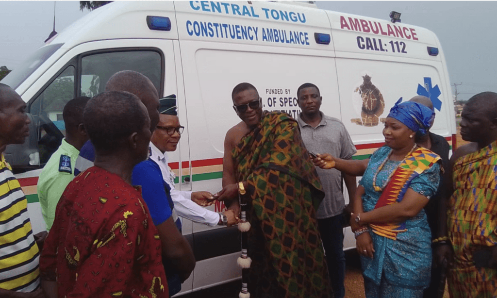 Chief of Adidome repairs, hands over ambulance