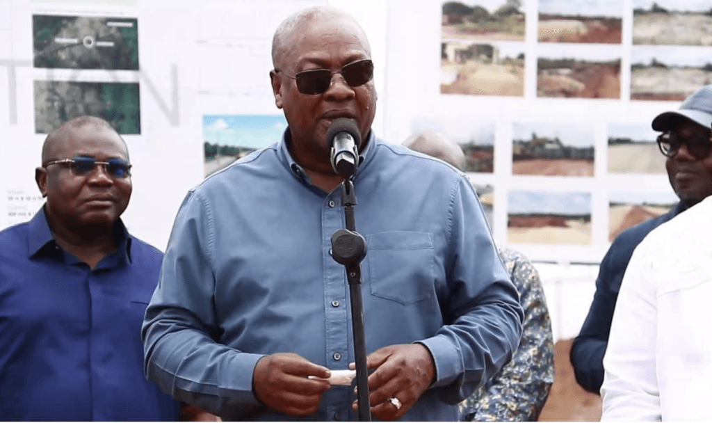 Mahama optimistic Ho-Aflao Highway sections will be commissioned within six months