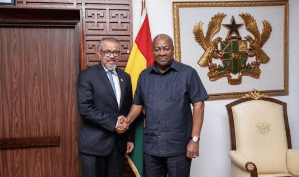 WHO Director-General calls on Mahama