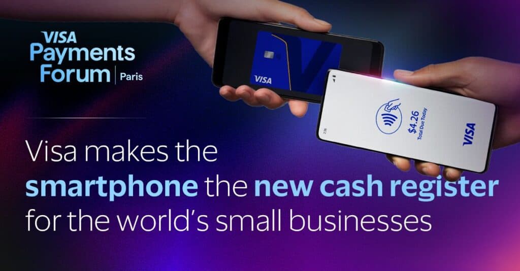 Visa unveils smartphone payment solutions to help small businesses accept and send digital payments
