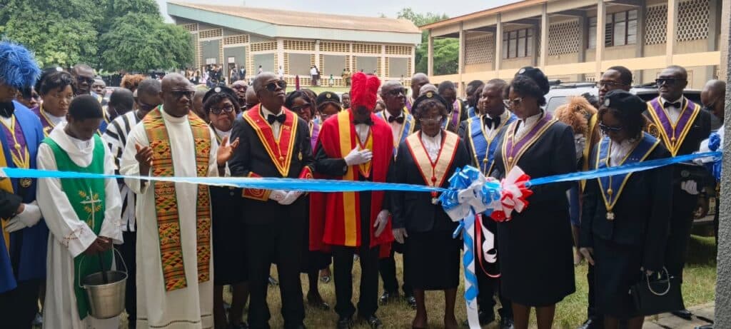 Knights and Ladies of Marshall refurbish washroom facility at St Augustine Catholic Church in Ashaiman