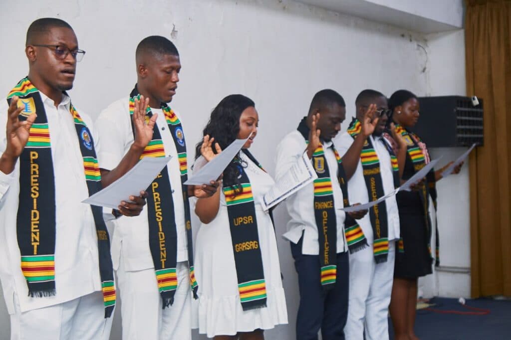 UPSA inaugurates Samuel Sasu Adonteng as first PhD student to lead GRASAG-UPSA